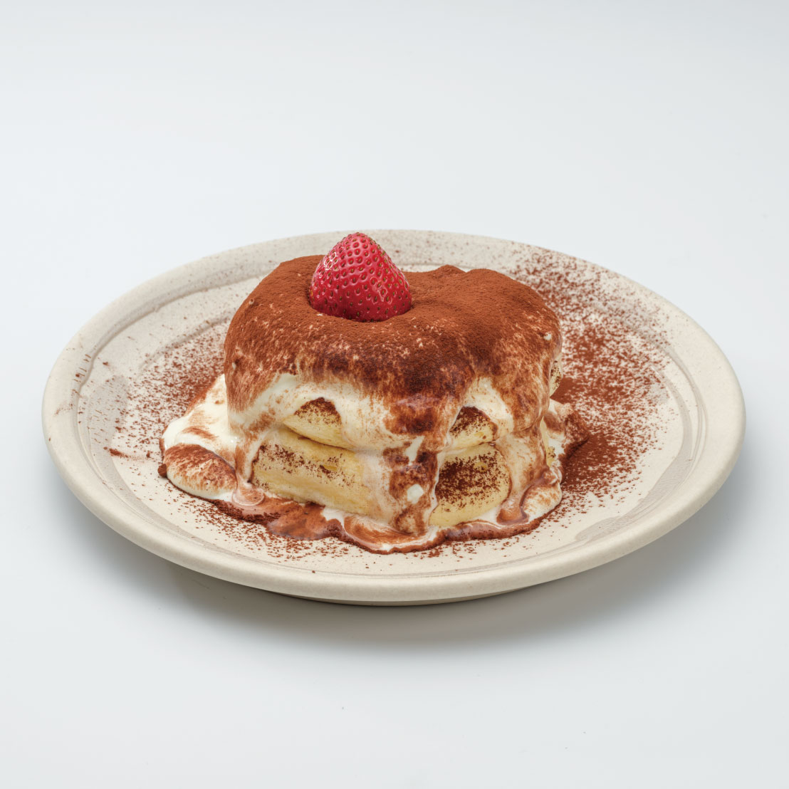 季節のスペシャルパンケーキ 【バレンタイン　ティラミスパンケーキ】<br><span>Seasonal Special Pancakes 【Valentine Tiramisu Pancake】</span><br>¥2600