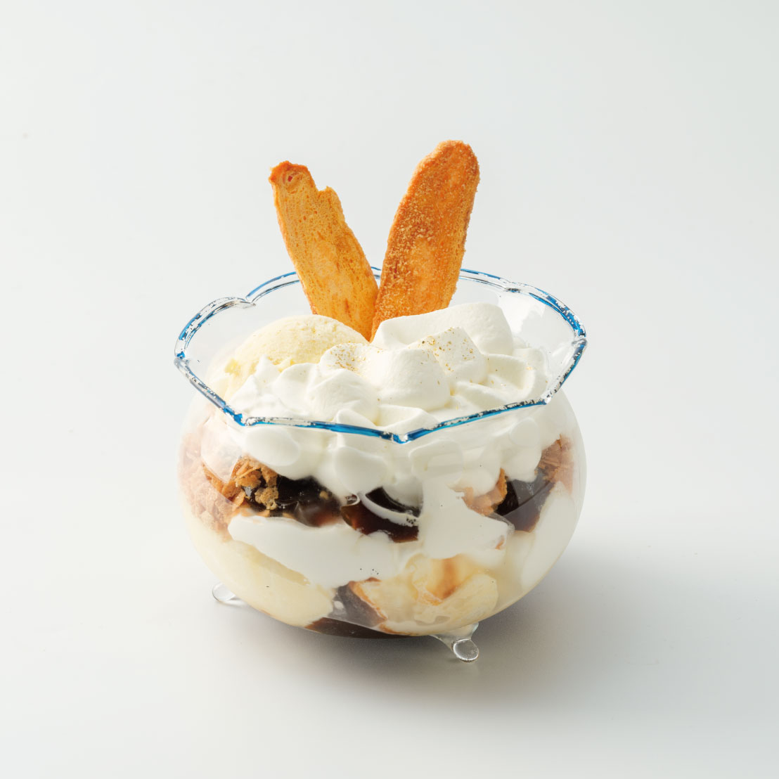 たもんのコーヒーゼリーパフェ<br><span>Tamon's Coffee Jelly Parfait</span><br>¥1100